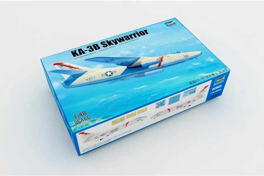 Trumpeter 1/48 KA-3B-2 Skywarrior Strategic Bomber Scaled Plastic Model Kit image 40679