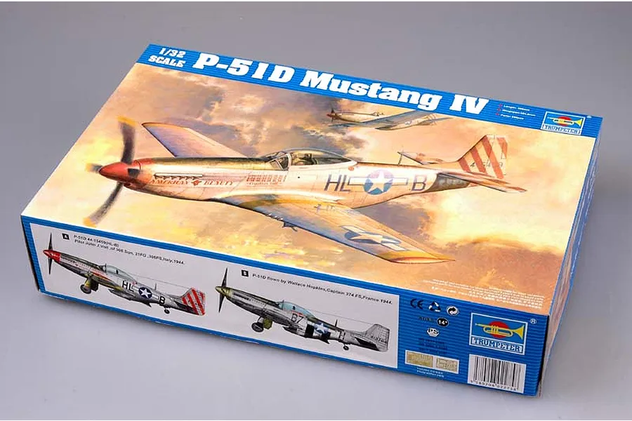 Trumpeter 1/32 P-51D Mustang IV Fighter Scaled Plastic Model Kit image 40747