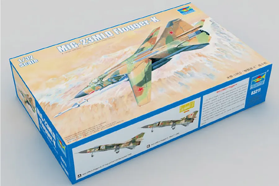 Trumpeter 1/32 MiG-23MLD Flogger-K Fighter Jet Scaled Plastic Model Kit image 40759