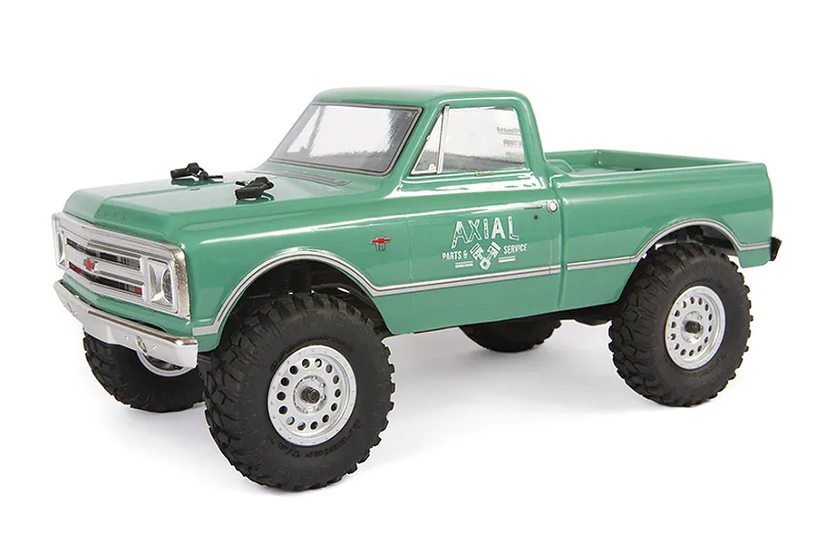 Axial SCX24 1967 Chevrolet C10 RC Rock Crawler Electric 4WD 1/24 Scale RTR - Green image 40826