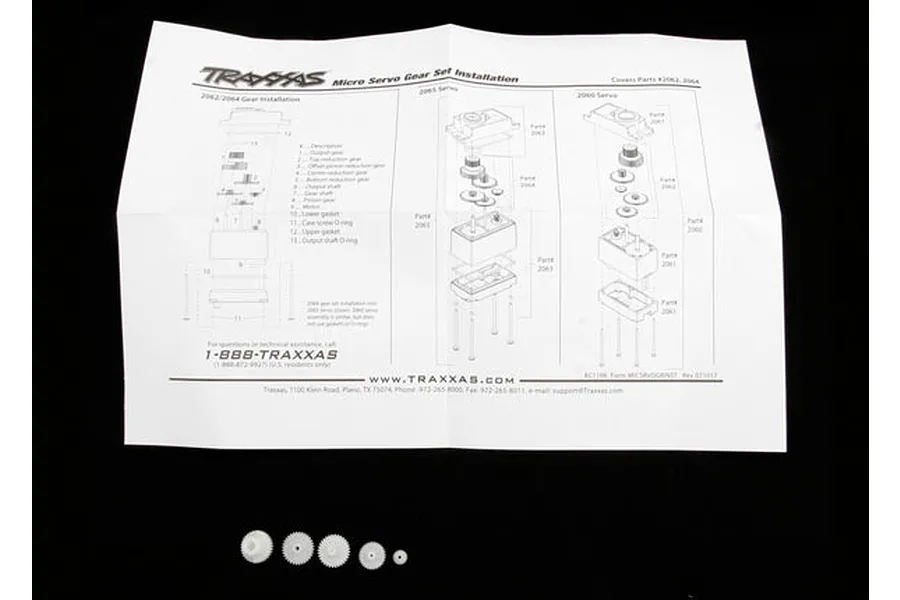 Traxxas Servo Gear Set image 4087
