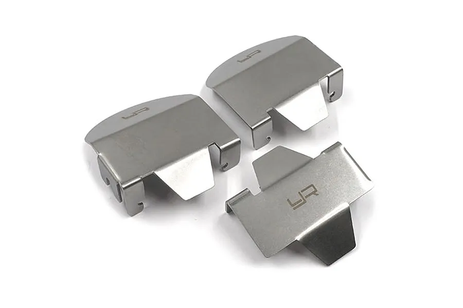Yeah Racing TRX-6 Stainless Steel Differential Skid Plate Set image 40877