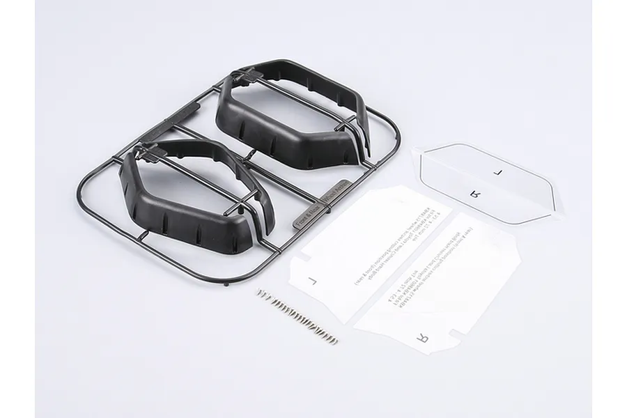 Killerbody 1/10 Toyota Land Cruiser Front &amp;amp; Rear Wheel Arches image 40932