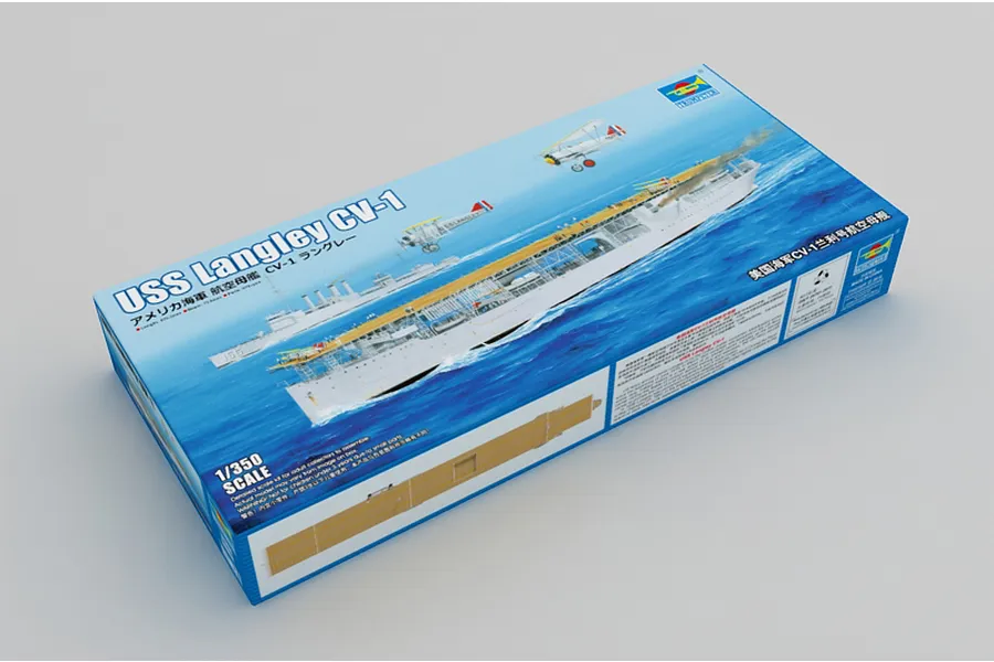 Trumpeter 1/350 USS Langley CV-1 Aircraft Carrier Plastic Model Kit image 41139