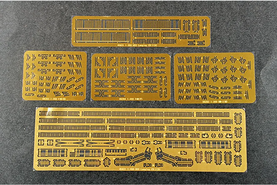 Trumpeter 1/350 USS Langley CV-1 Aircraft Carrier Plastic Model Kit image 41142