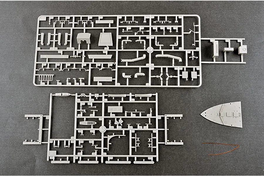 Trumpeter 1/350 USS Langley CV-1 Aircraft Carrier Plastic Model Kit image 41145