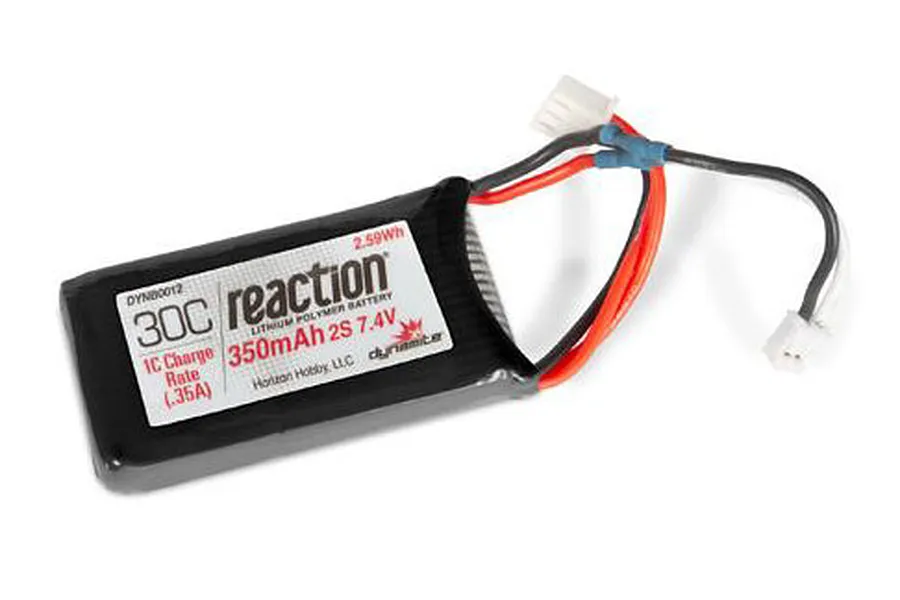 Dynamite SCX24 7.4v 350mAh 30C LiPo Battery image 41181
