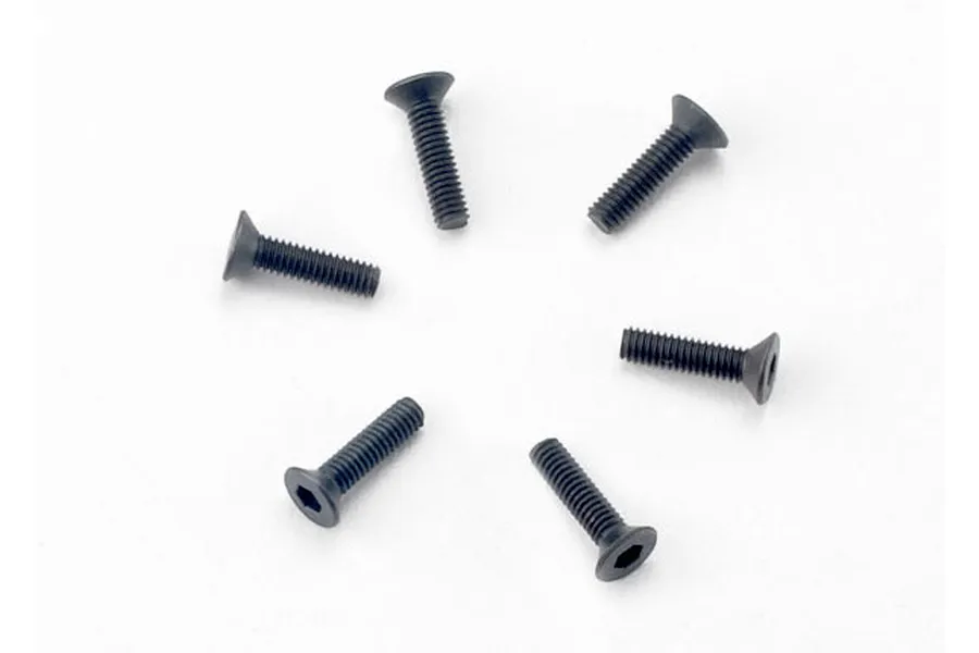 Traxxas 2.5x10mm Fine Thread Countersunk Head Screws 6Pcs image 4120