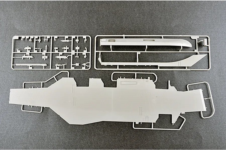 Trumpeter 1/700 USS John F. Kennedy CV-67 Aircraft Carrier Plastic Model Kit image 41198