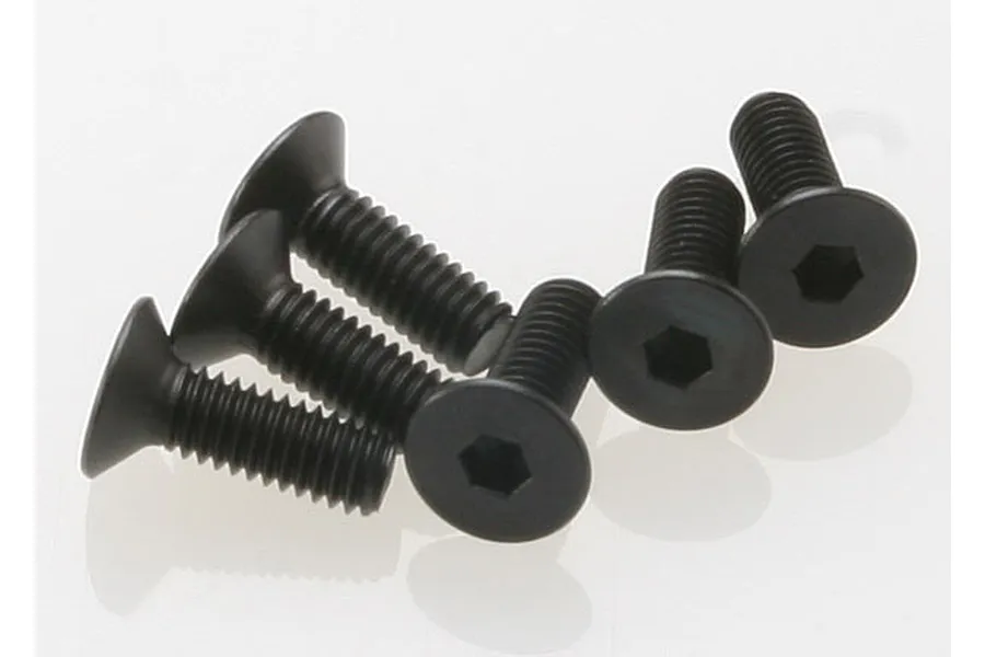 Traxxas 4x12mm Fine Thread Countersunk Head Screws 6Pcs image 4126