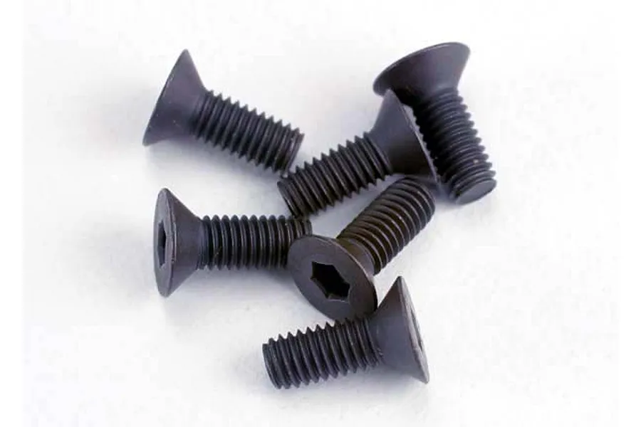 Traxxas 3x8mm Fine Thread Countersunk Head Screws 6Pcs image 4130