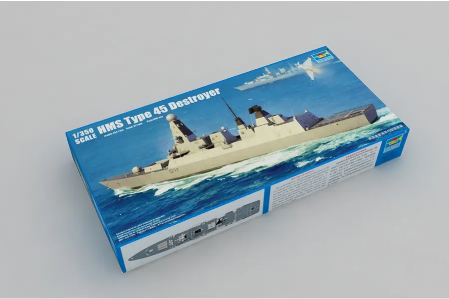 Trumpeter 1/350 HMS Type 45 Destroyer Plastic Model Kit image 41324
