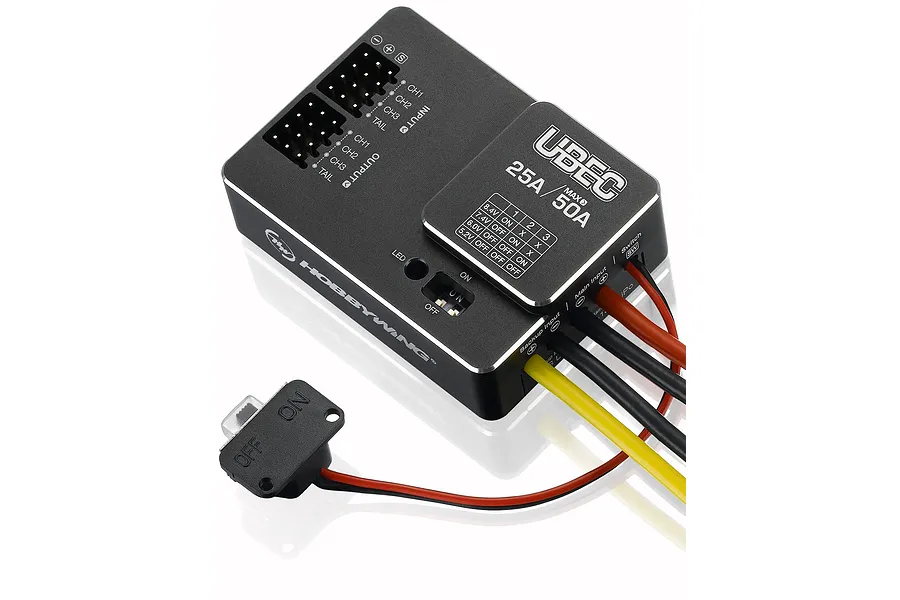 Hobbywing High Voltage UBEC 9v-80v Input 5.2v/8.4v 25A/50A Output image 41378