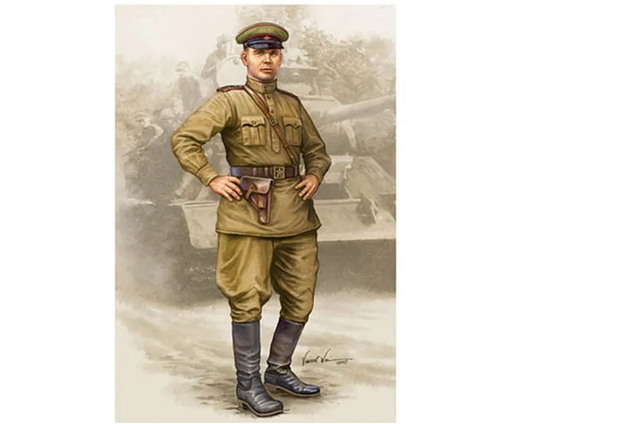 Trumpeter 1/16 WWII Soviet Officer (Vol.2) Scaled Plastic Model Kit image 41388