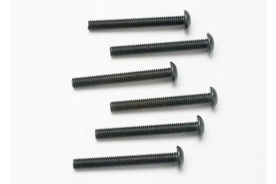 Traxxas 3x25mm Fine Thread Button Head Screws 6Pcs image 4149