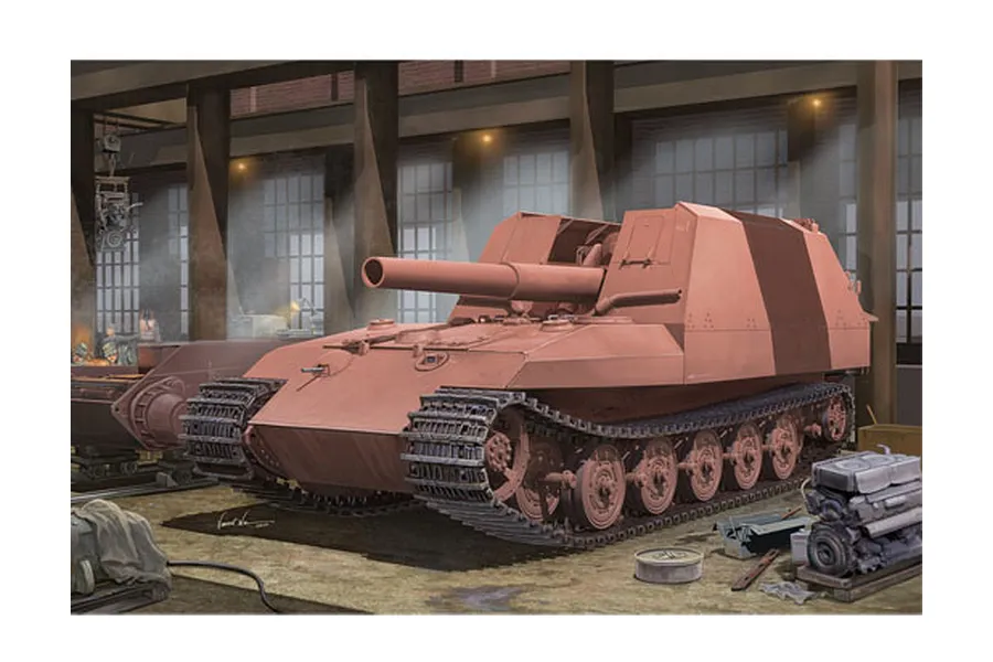 Tamiya 1/35 German Geschutzwagen VI 21CM Msr 18 (sf) Self-Propelled Gun Scaled Plastic Model Kit image 41594