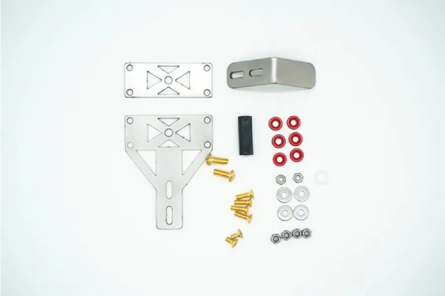 GPM 1/10 Stainless Steel Spare Tyre Mount image 41673