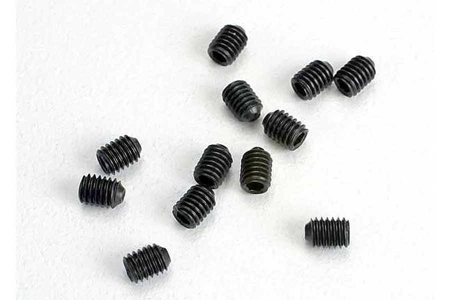 Traxxas 3x4mm Fine Thread Grub Screws 12Pcs image 4172