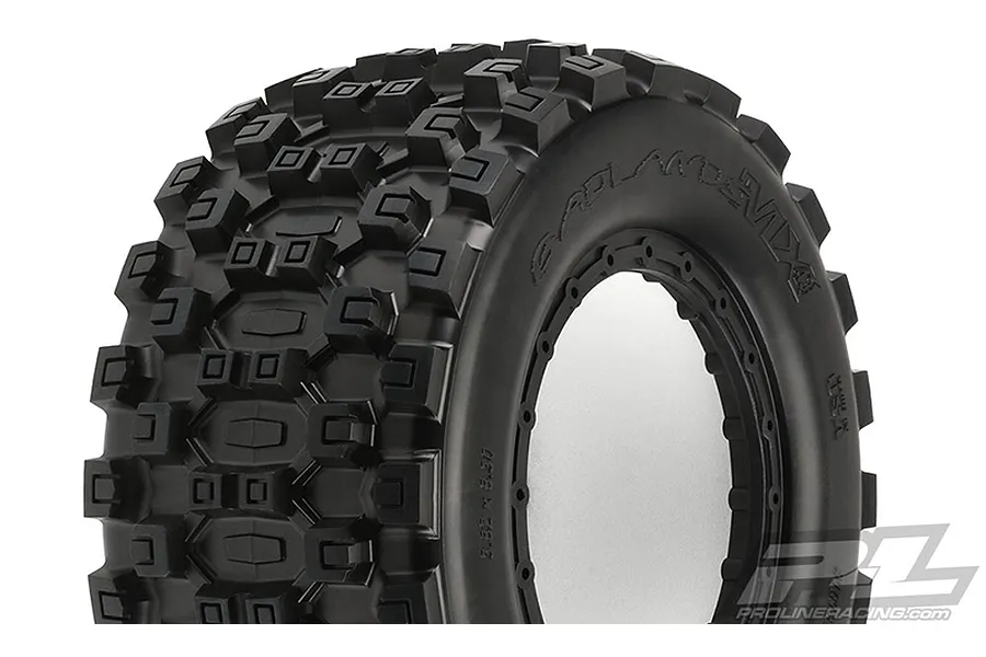 Pro-Line 4.0/5.5&amp;quot; X-Maxx Badlands MX43 Pro-Loc Tyres 2Pcs image 41762