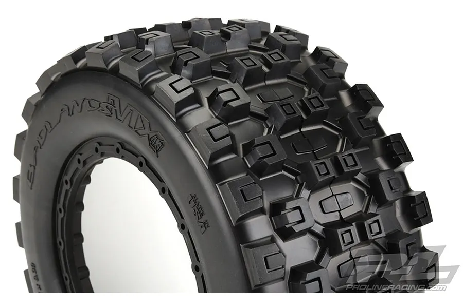Pro-Line 4.0/5.5&amp;quot; X-Maxx Badlands MX43 Pro-Loc Tyres 2Pcs image 41765