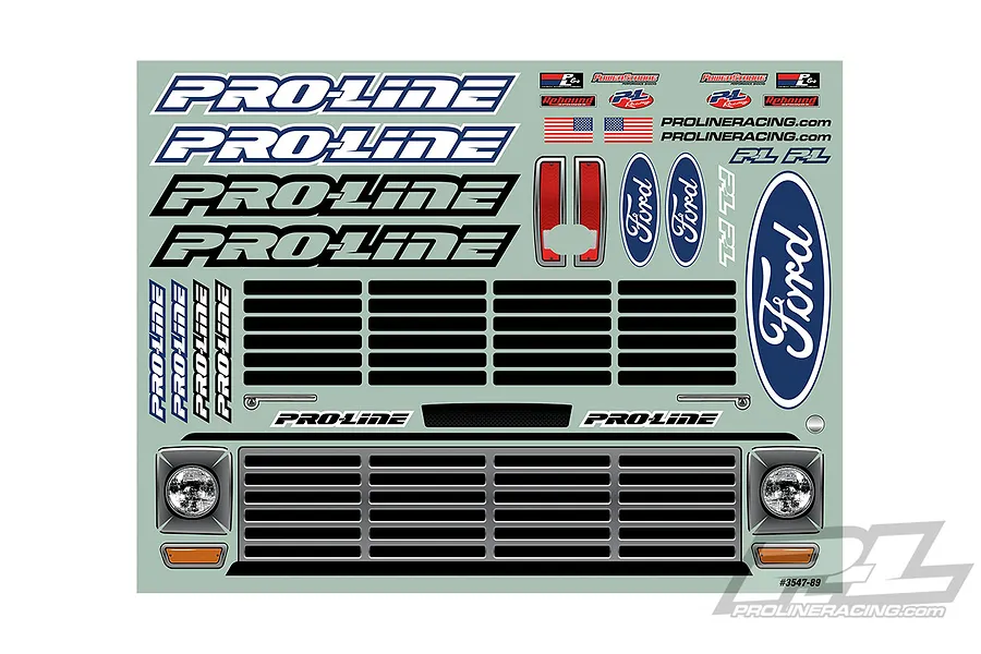 Pro-Line 1967 Ford F-100 Unlimited Desert Racer Pre-Cut Clear Unpainted Body Shell image 41853