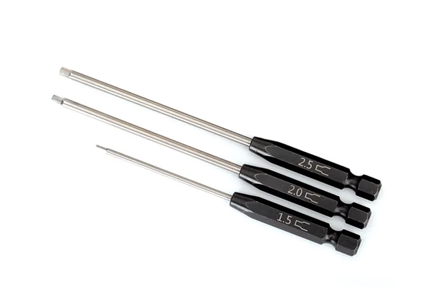 Traxxas 1/4&amp;quot; Drive 1.5, 2.0, 2.5mm Speed Tip Hex Driver Set 3Pcs image 41865