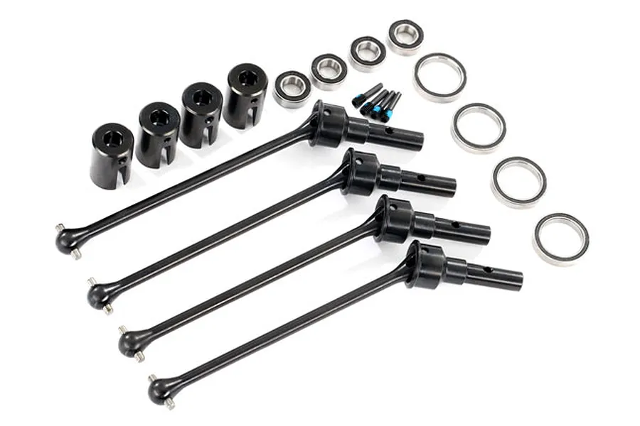 Traxxas Maxx 4S Upgrade WideMaxx Steel CV Assembled Drive Shaft Set w/ Hardware image 41948