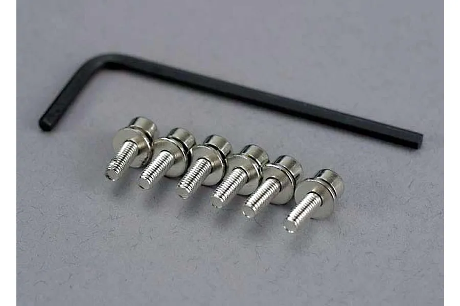 Traxxas 3x10mm Fine Thread Cap Head Screws 6Pcs image 4200