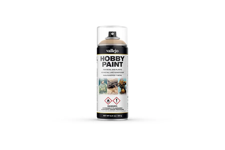 Vallejo Aerosol Bone White Hobby Spray Paint 400ml image 42034