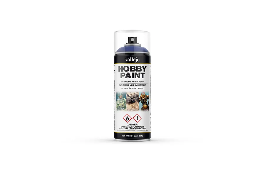 Vallejo Aerosol Ultramarine Blue Hobby Spray Paint 400ml image 42038