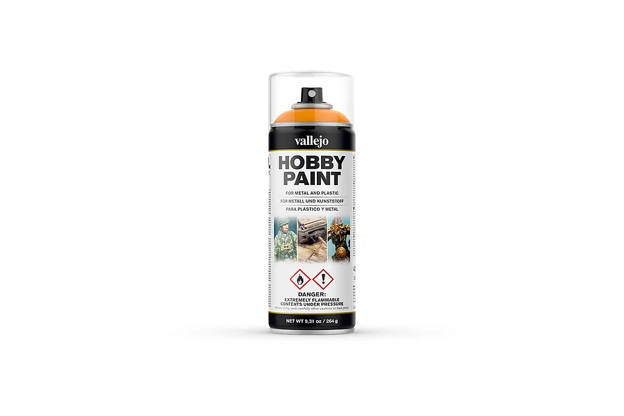 Vallejo Aerosol Sun Yellow Hobby Spray Paint 400ml image 42039