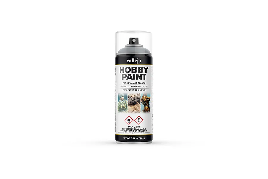 Vallejo Aerosol Silver Hobby Spray Paint 400ml image 42042