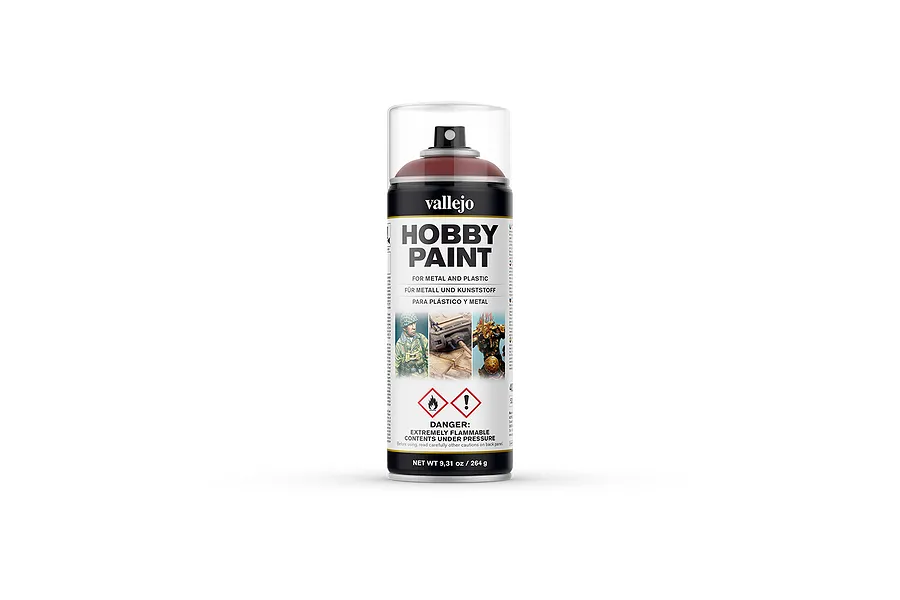 Vallejo Aerosol Gory Red Hobby Spray Paint 400ml image 42049