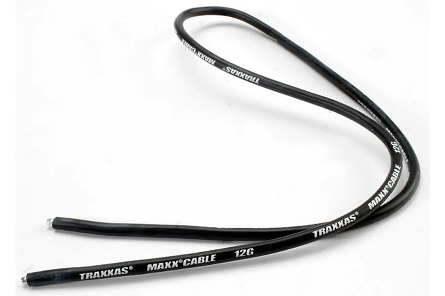 Traxxas Maxx Cable 12AWG Black Silicone Wire 650mm image 4210