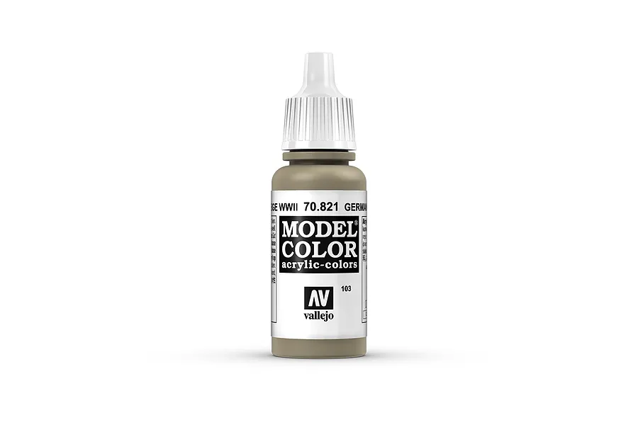 Vallejo Model Colour German Cam Beige WWII Acrylic Paint 17ml image 42100