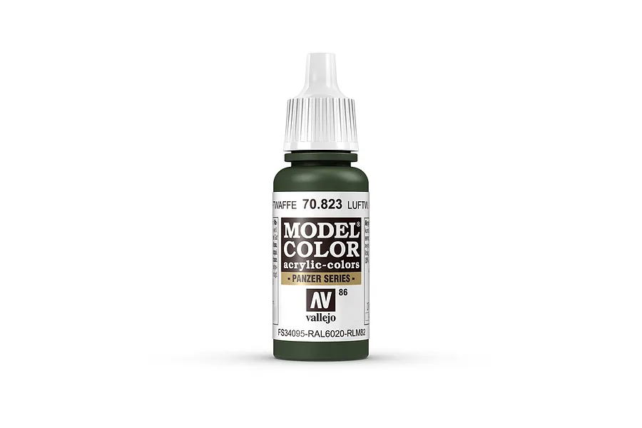 Vallejo Model Colour Luftwaffe Cam Green Acrylic Paint 17ml image 42102