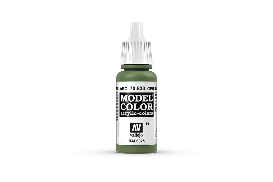 Vallejo Model Colour Ger Cam Light Green Acrylic Paint 17ml image 42112