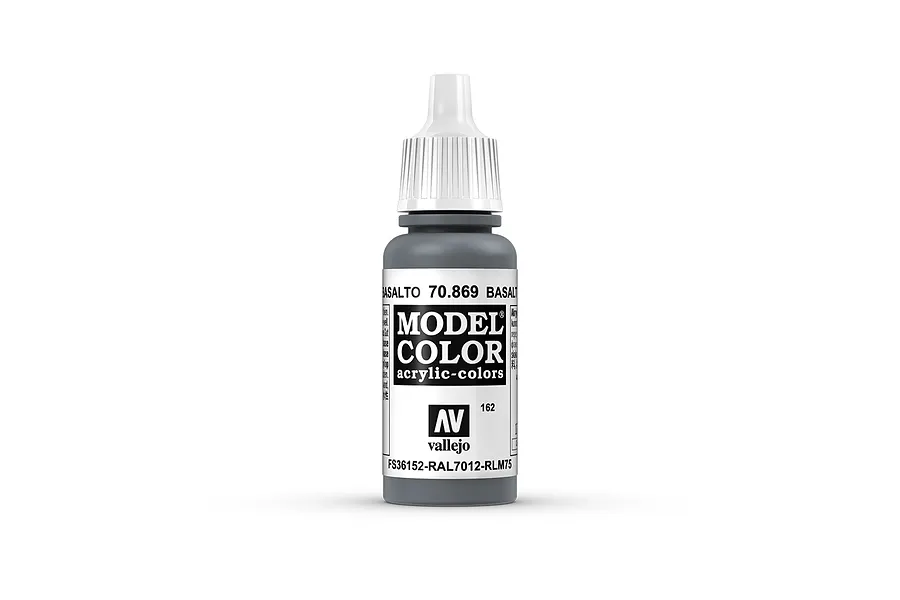 Vallejo Model Colour Basalt Grey Acrylic Paint 17ml image 42145