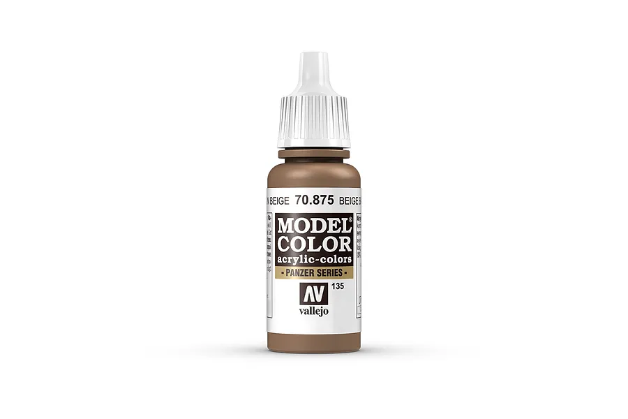 Vallejo Model Colour Beige Brown Acrylic Paint 17ml image 42151