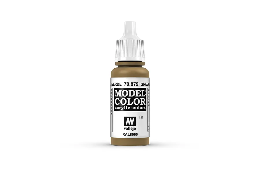 Vallejo Model Colour Green Brown Acrylic Paint 17ml image 42155