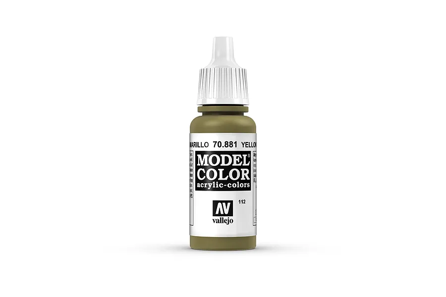 Vallejo Model Colour Yellow Green Acrylic Paint 17ml image 42157
