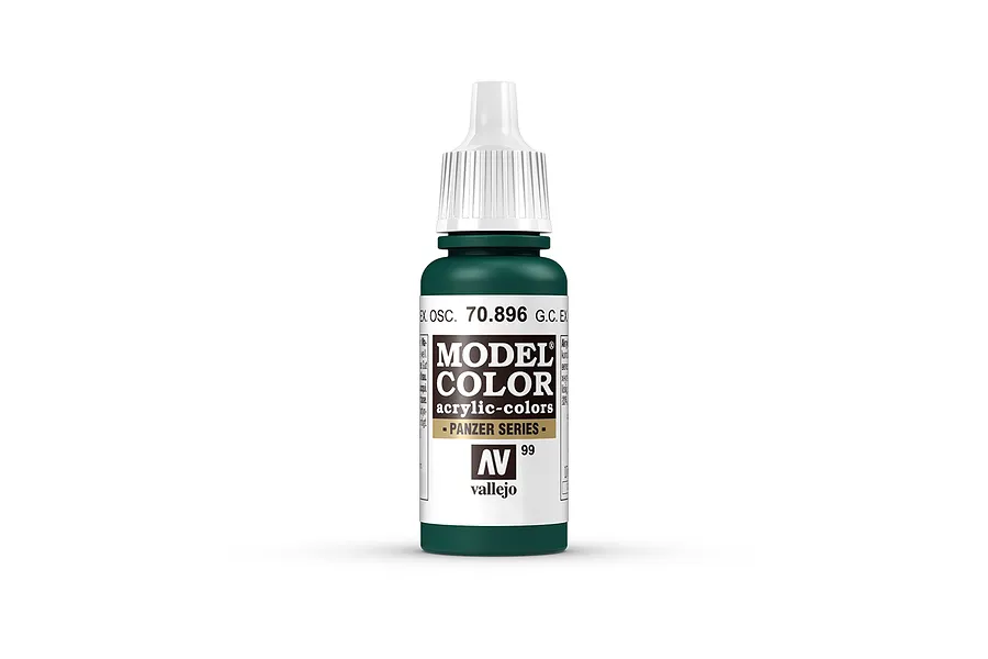 Vallejo Model Colour Ger Cam Extra Dark Green Acrylic Paint 17ml image 42172