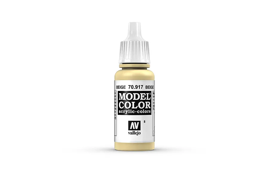 Vallejo Model Colour Beige Acrylic Paint 17ml image 42193