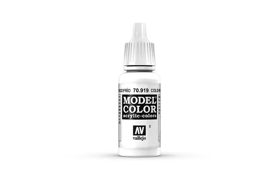 Vallejo Model Colour Foundation White Acrylic Paint 17ml image 42195