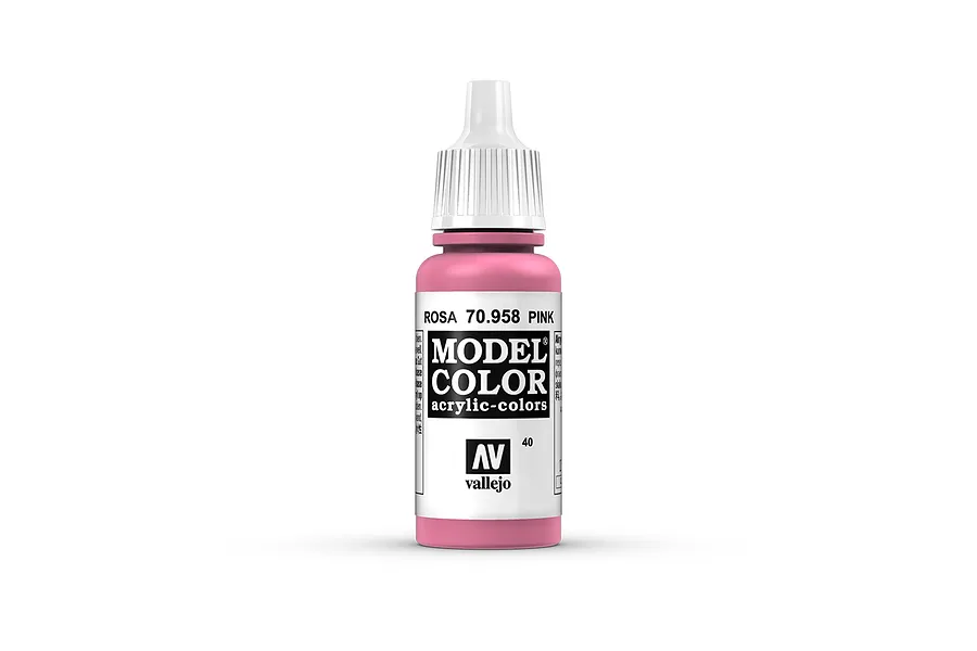 Vallejo Model Colour Pink Acrylic Paint 17ml image 42231
