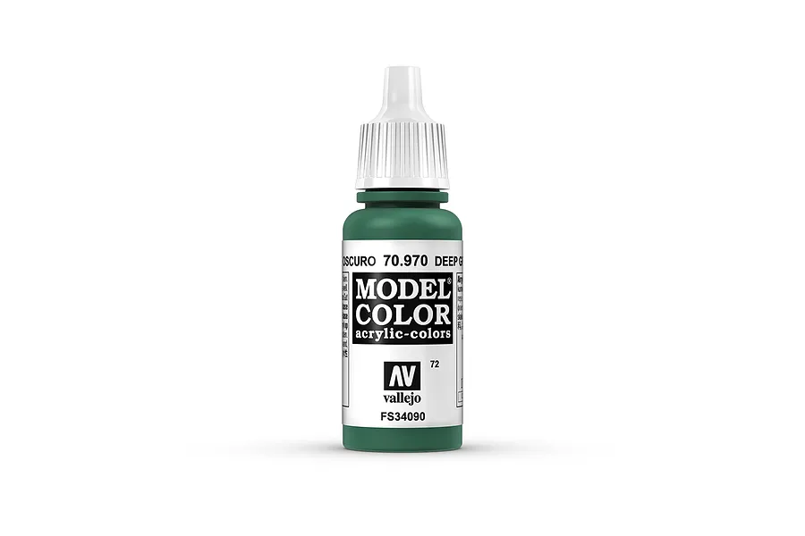 Vallejo Model Colour Deep Green Acrylic Paint 17ml image 42243
