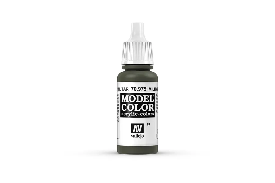 Vallejo Model Colour Military Green Acrylic Paint 17ml image 42248