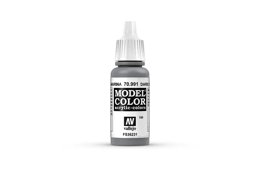 Vallejo Model Colour Dark Sea Grey Acrylic Paint 17ml image 42264