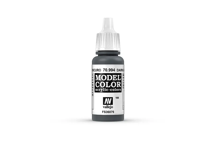 Vallejo Model Colour Dark Grey Acrylic Paint 17ml image 42267