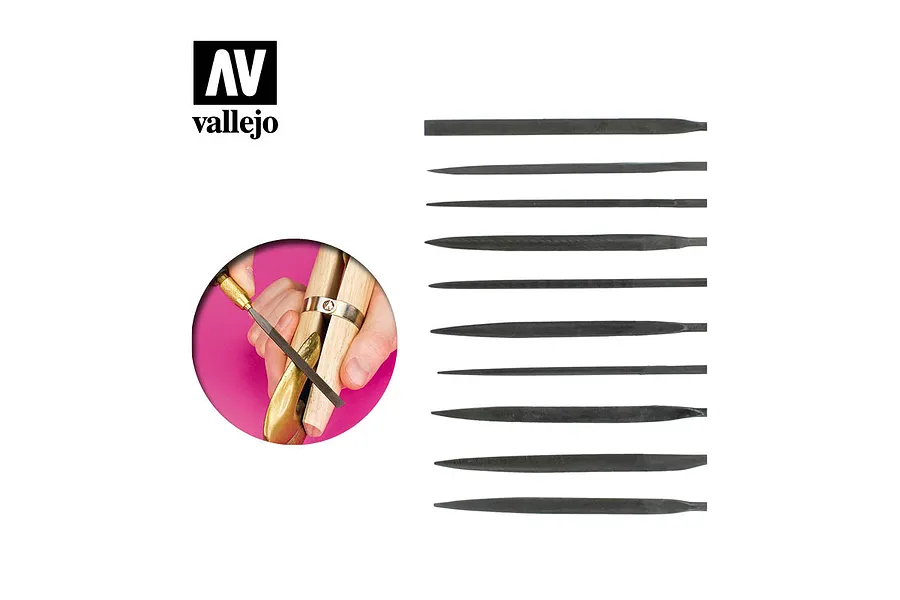 Vallejo Needle File Tool Set 10Pcs image 42283